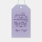 ブッククラブフレンドシップギフトラベル ギフトタグ (裏面)
