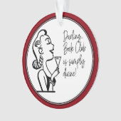 ブッククラブフレンドレトロヴィンテージレディ オーナメント (正面)