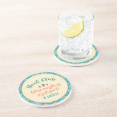 ブッククラブメンバーワおもしろいイン引用文 コースター (側面)