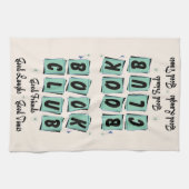 ブッククラブレトロヴィンテージグッドフレンドティー キッチンタオル (横)