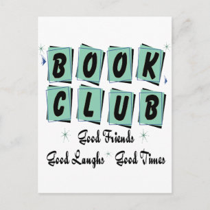 ブッククラブレトロ- Good Friends, Times and Through ポストカード