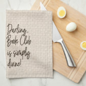 ブッククラブヴィンテージレトロシンプルディバイン キッチンタオル (四つ折り)
