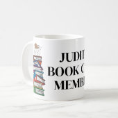 ブッククラブ会員ブッククラブ本読み読リーダー コーヒーマグカップ (正面左)