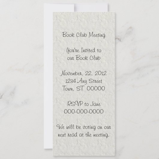 ブッククラブ会議V2 招待状 (裏面)