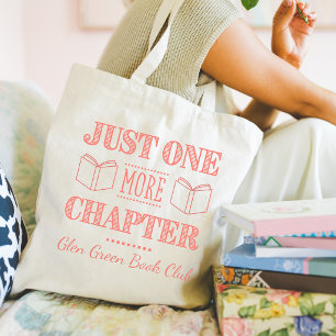 ブッククラブ名 Just One More Chapter 引用 トートバッグ