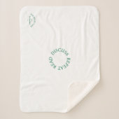 ブッククラブ緑のクレストが繰り返し読について議論する シェルパブランケット (正面)