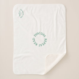 ブッククラブ緑のクレストが繰り返し読について議論する シェルパブランケット