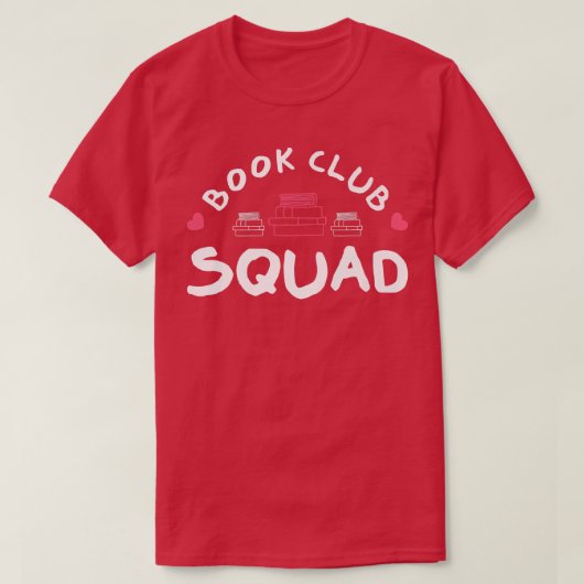 ブッククラブ読分隊の本愛好家 Tシャツ (デザイン正面)