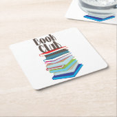 ブッククラブ スクエアペーパーコースター (アングル)