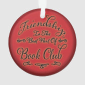 ブッククラブ/ブックグループフレンドシップオーナメント オーナメント (裏面)