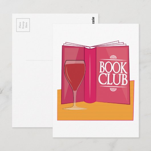 ブッククラブ ポストカード (正面/裏面)