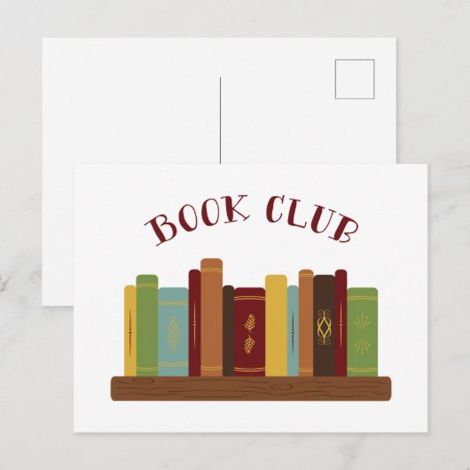 ブッククラブ ポストカード (正面/裏面)