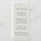 ブッククラブ ミーティング V2 招待状 (裏面)