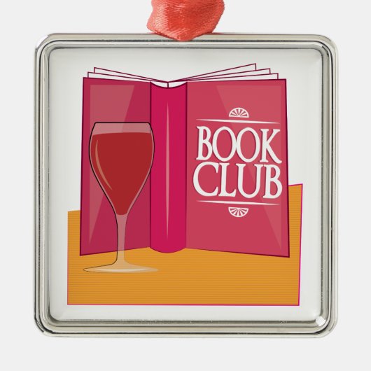 ブッククラブ メタルオーナメント (正面)