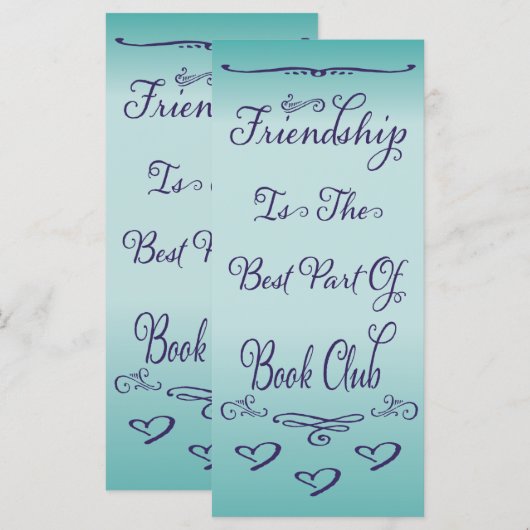 ブッククラブ – 友情 (正面/裏面)