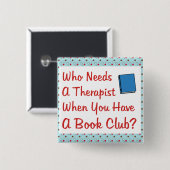 ブッククラブ 缶バッジ (正面&裏面)