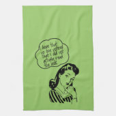 ブッククラブ- Iの希望-レトロ キッチンタオル (縦)