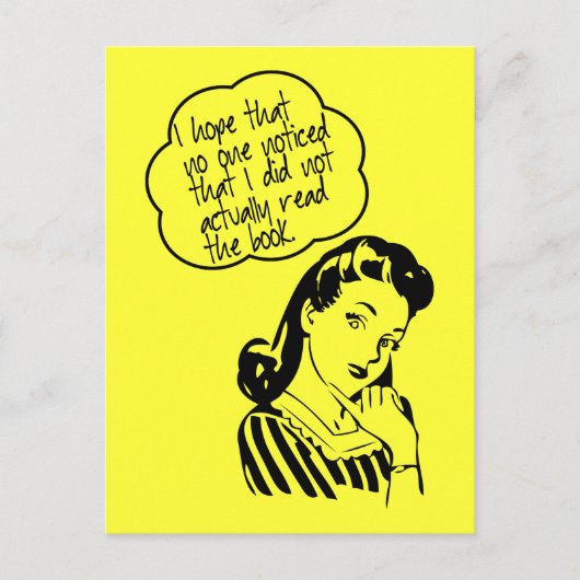 ブッククラブ – I Hope -レトロ ポストカード (正面)