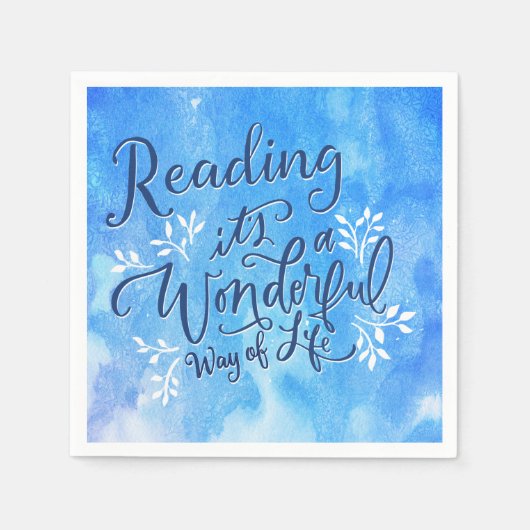 ブッククラ読ブのグループ文引用文 スタンダードカクテルナプキン (正面)