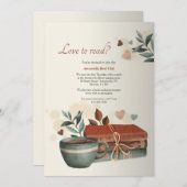 ブッククラ読ブへの愛 招待状 (正面/裏面)