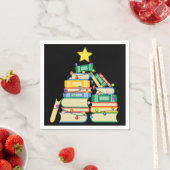 ブッククリスマスツリーII スタンダードカクテルナプキン (インサイチュ)