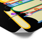 ブッククリスマスツリーII ポスター (角)