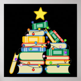 ブッククリスマスツリーII ポスター