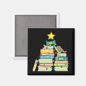 ブッククリスマスツリーII マグネット (正面/裏面)