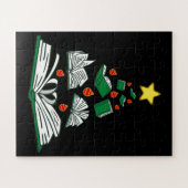 ブッククリスマスツリーIII ジグソーパズル (横)