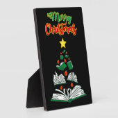 ブッククリスマスツリーIII フォトプラーク (側面)