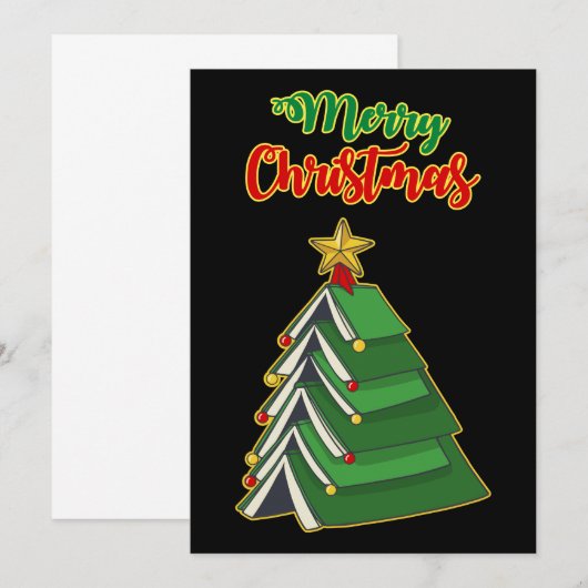 ブッククリスマスツリーIV (正面/裏面)