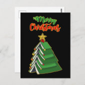 ブッククリスマスツリーIV ポストカード (正面/裏面)