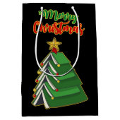 ブッククリスマスツリーIV ミディアムペーパーバッグ (正面)