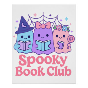 ブックク不気味ラブかわいい幽霊読ズ ポスター