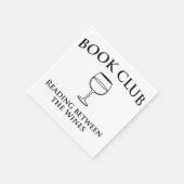 ブックク読ラブの間 スタンダードカクテルナプキン (角)