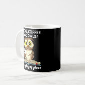 ブックコーヒー&フール先生読学生 コーヒーマグカップ (正面左)