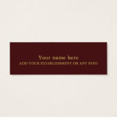 ブックシェルフデザインブックマーク (裏面)