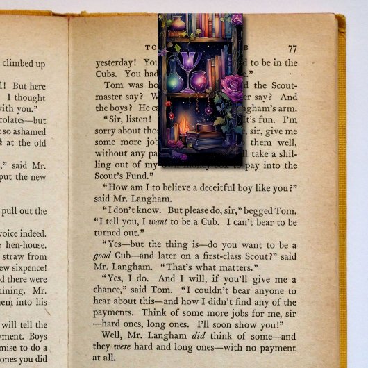 ブックシェルフ折り畳みブックマーカー 名刺