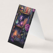 ブックシェルフ折り畳みブックマーカー 名刺 (正面)