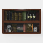 ブックシフェイクャンフハ幽霊のよく出るイッチデンハロウィーン 横断幕 (横)