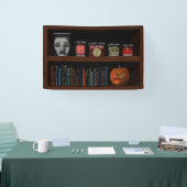 ブックシフェイクャンフハ幽霊のよく出るロウィーン 横断幕 (トレードショー)