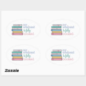 ブックシール 楕円形シール (シート)