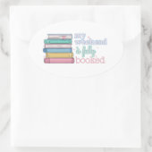 ブックシール 楕円形シール (バッグ)