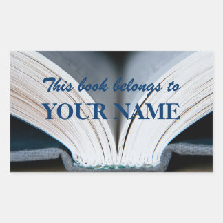 ブックシール 長方形シール