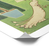 ブックジャケットデザイン「古いフローラファンタジー」 ポスター (角)