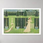 ブックジャケットデザイン「古いフローラファンタジー」 ポスター (正面)