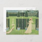 ブックジャケットデザイン「古いフローラファンタジー」 ポストカード (正面/裏面)