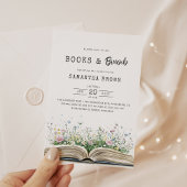 ブックスアンドブランチ本ブライダルシャワー 招待状