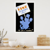 ブックスクラブ1940 WPAに優しい ポスター (キッチン)