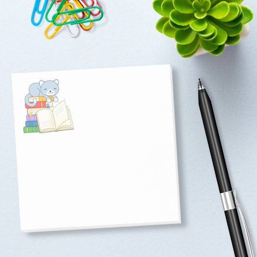 ブックスタックのかわいい猫 ポストイット